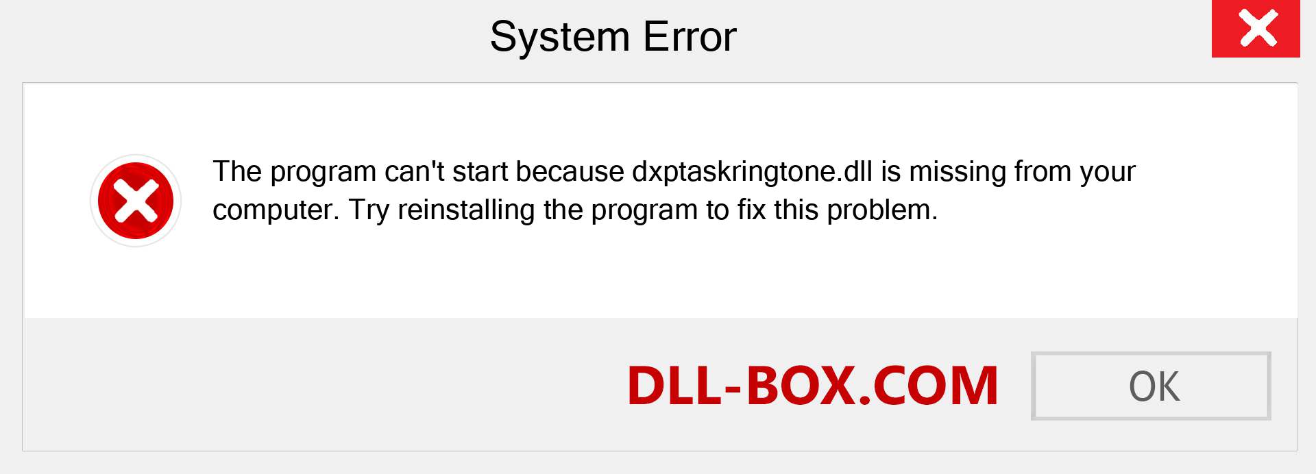  dxptaskringtone.dll file is missing?. Download for Windows 7, 8, 10 - Fix  dxptaskringtone dll Missing Error on Windows, photos, images